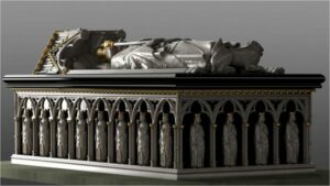 Digital reconstruction of how Bruce’s tomb may have appeared. © The Centre for Digital Documentation and Visualisation